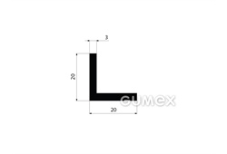 GUMMIPROFILE L-FORM - EPDM